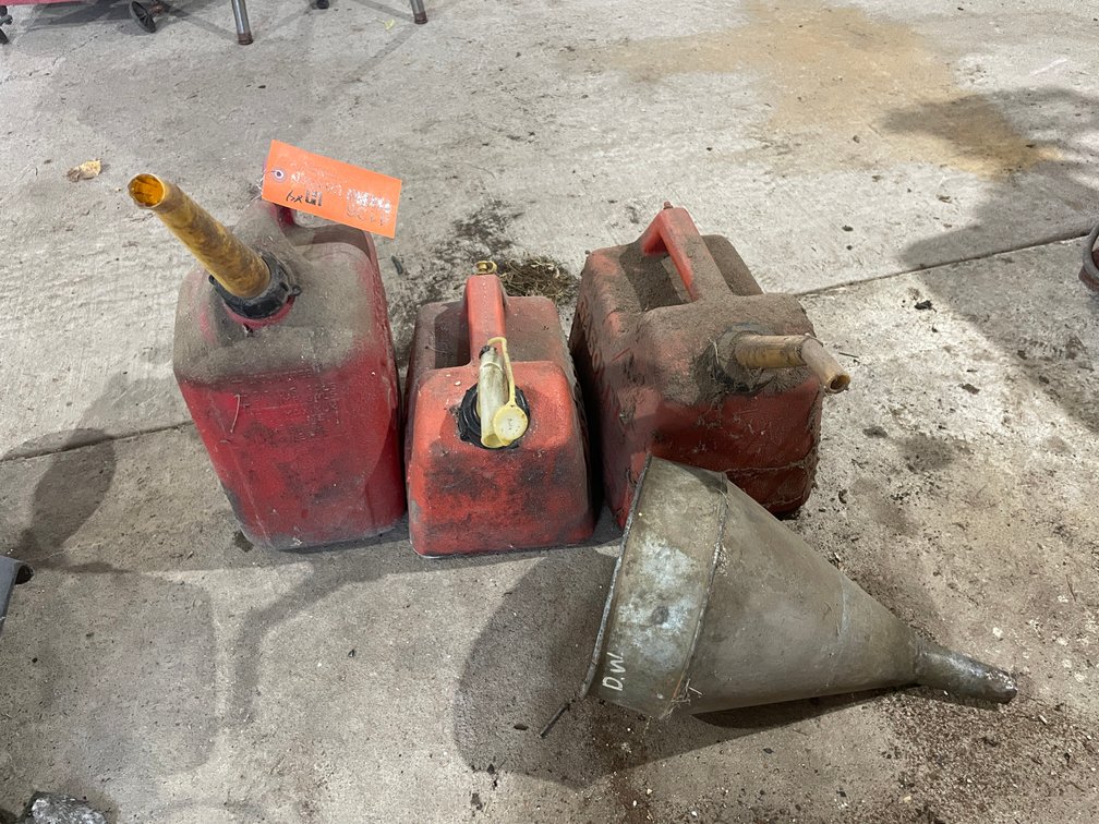 (3) Gas Cans