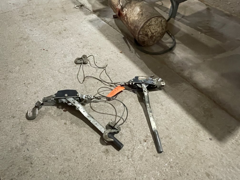 (2) Hand Winches