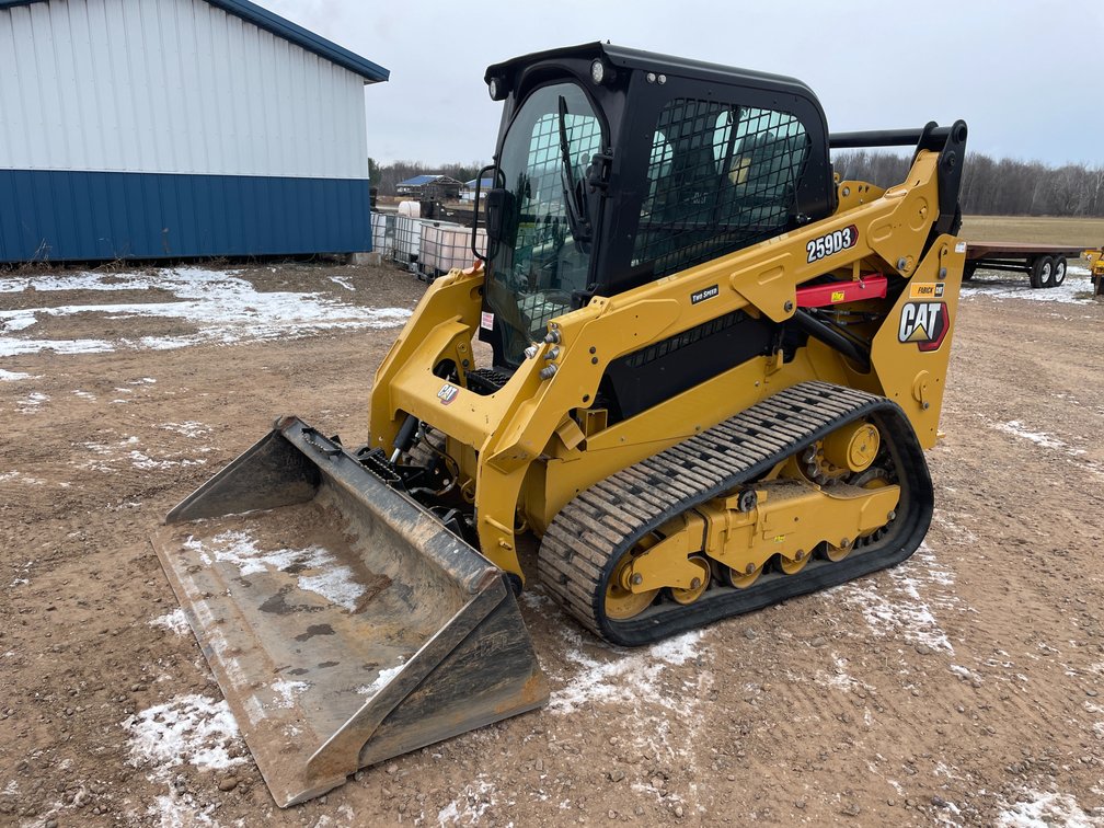 2022 Cat 259 D3 Skid Steer