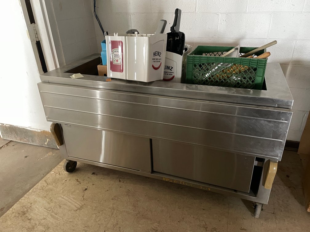 Commercial Stainless Serving Rolling Counter (A)