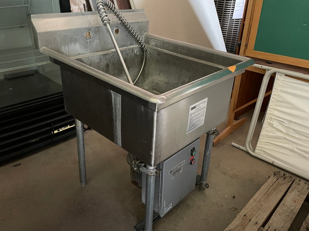Hobart Sink & Garbage Disposal, (A)