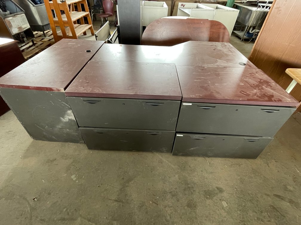 (4) pieces of Office Furniture, (A)