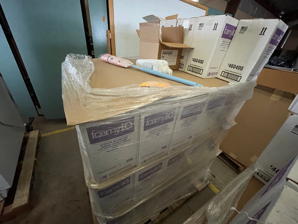 Pallet of Hand Sanitizers, (A)
