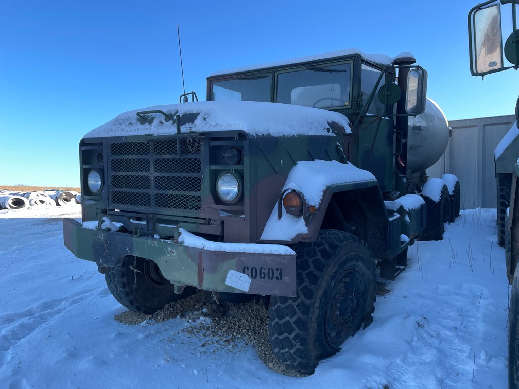 BMY Harsco 6x6 Army Truck with Manure Tank (No Title) (Glenwood City, WI)