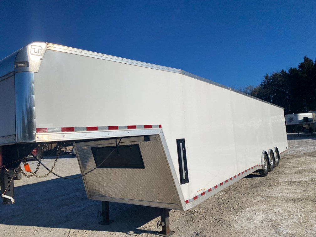2022 United Trailer Enclosed Gooseneck Trailer (Has WI Title) (Helenville, WI)