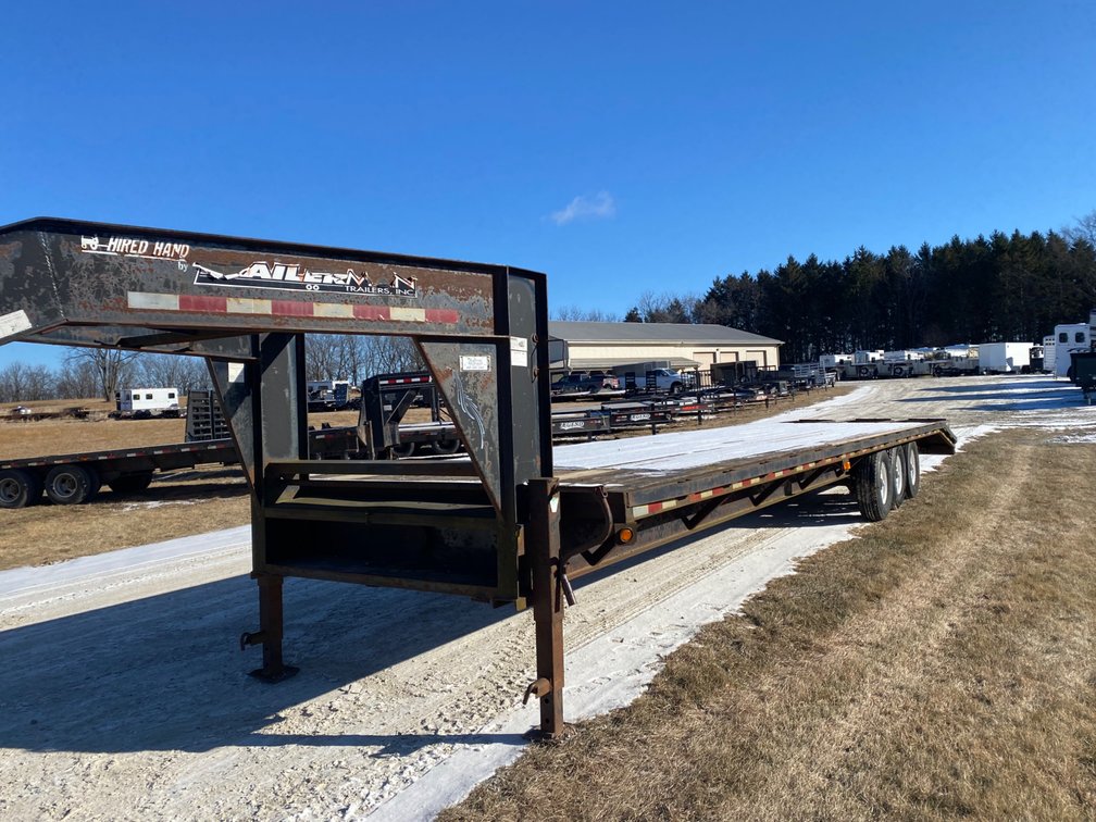 2004 Trailerman Tri-Axle Gooseneck Trailer, (Has WI Title) (Helenville, WI)