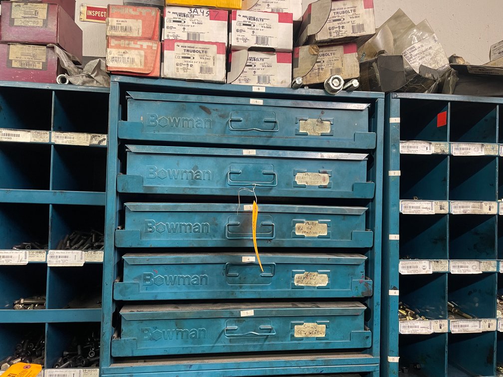 5-Drawer Bolt Bin