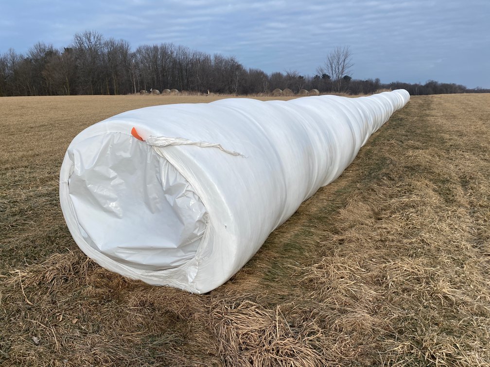 (10) Alfalfa/Grass Mix Wrapped Baleage Bales (Turtle Lake, WI)