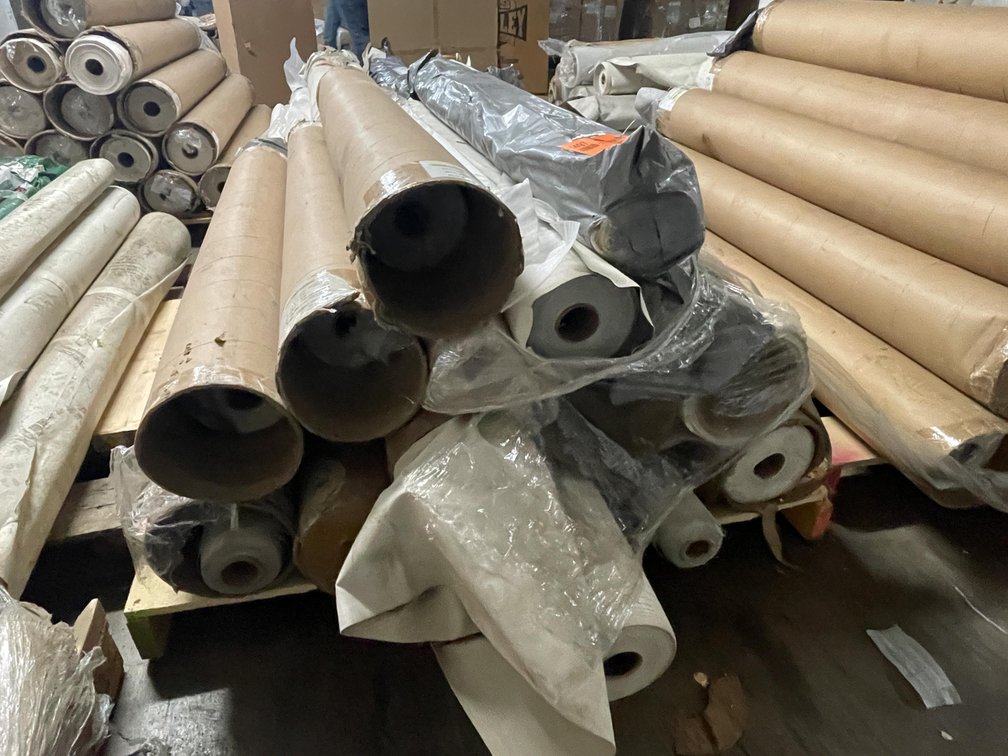 Pallet of Vinyl Wall Covers