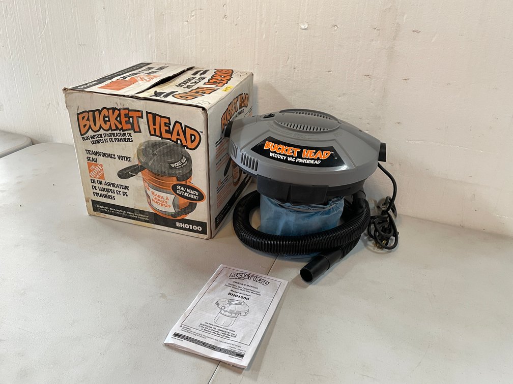Bucket Head Wet, Dry Vacuum Powerhead (A)