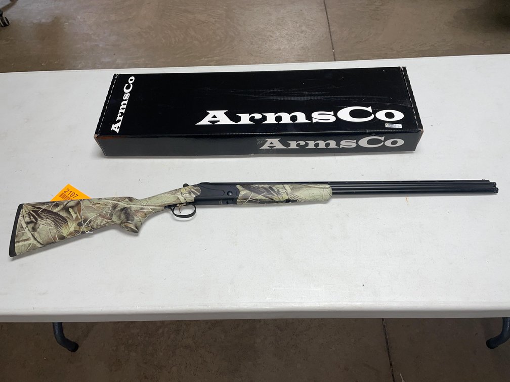 ArmsCo Field  410 Ga. Over Under Shotgun, SN: 410U20-000308