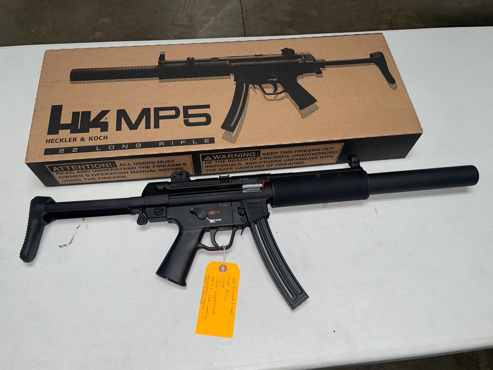 HK MP5 22 LR Semi-Auto Rifle, SN: HD054186