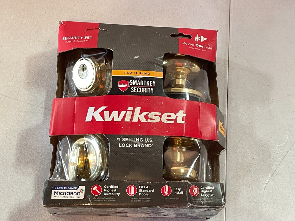 Smart Key, Knob and Single Cylinder Keyed Entry Combo Pack (A)