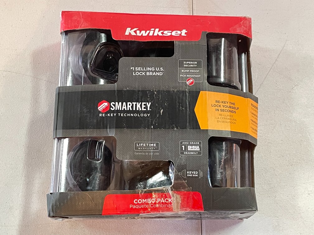 Smart Key Entry Knob and Deadbolt Combo Pack (A)