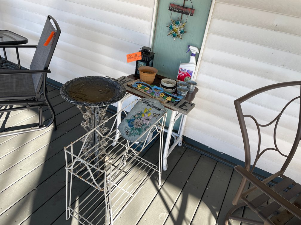 Wicker Side Table