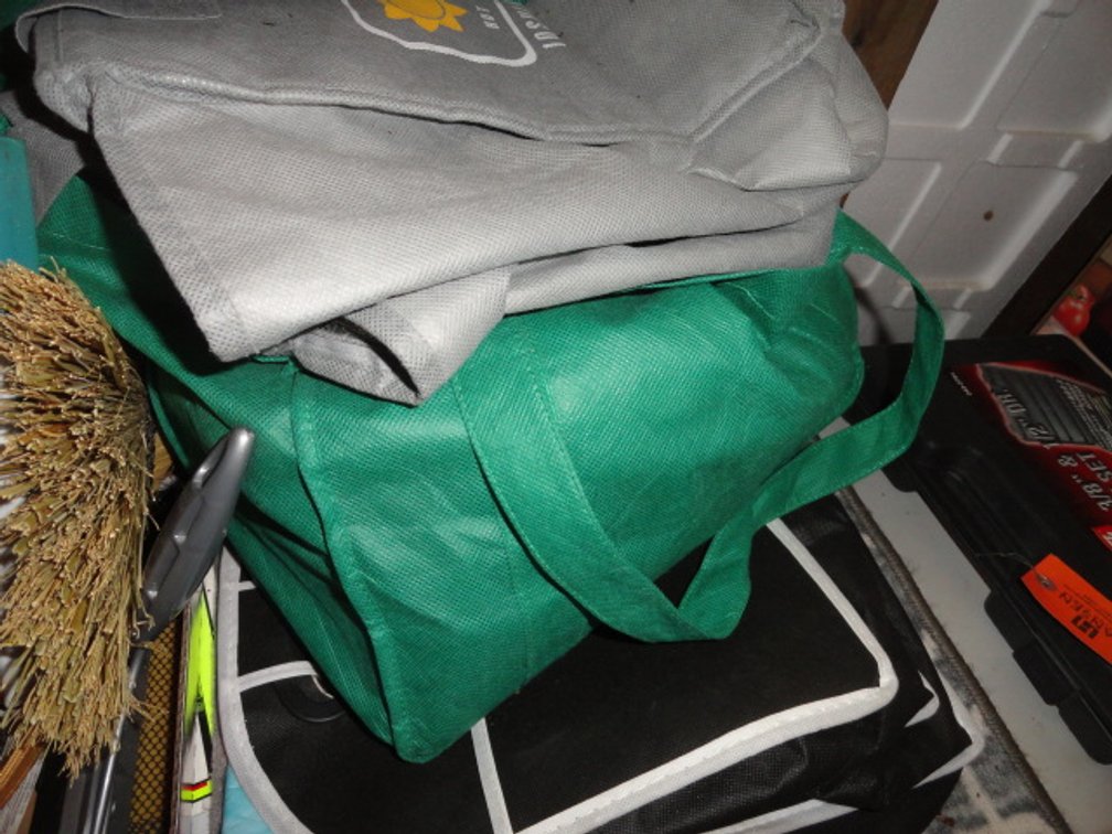 Tote Bags and Rug