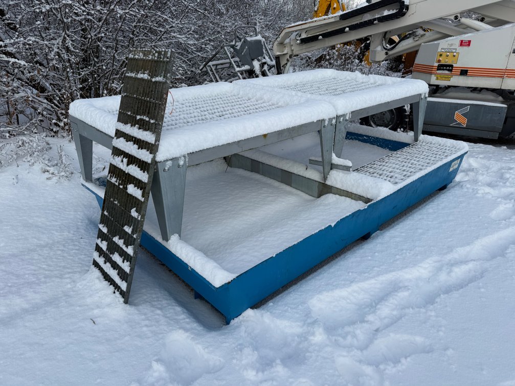 Denios Oil Barrel Rack Spill Containment, (Located in West Allis, WI)