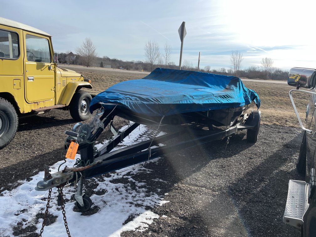 18' HydroStream Boat on Trailer, (No Title)
