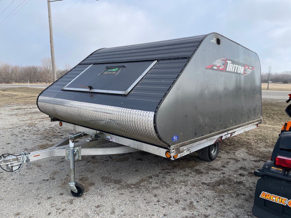 2019 Triton Covered Snowmobile Trailer (Has WI Title)