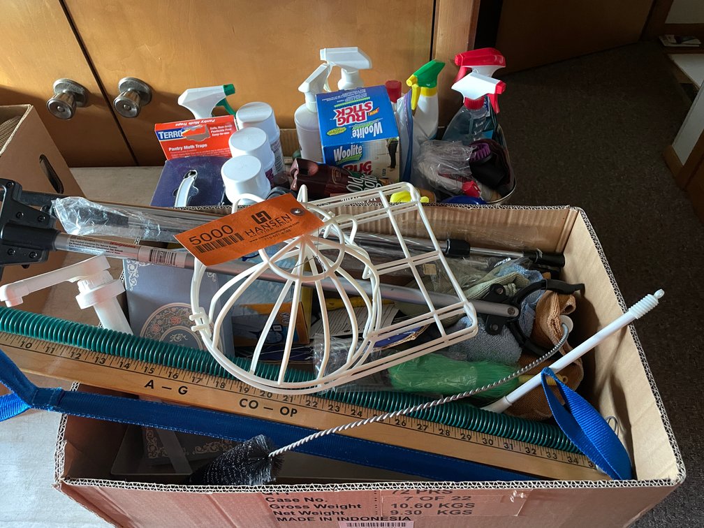 (2) Boxes of Household Cleaning Supplies