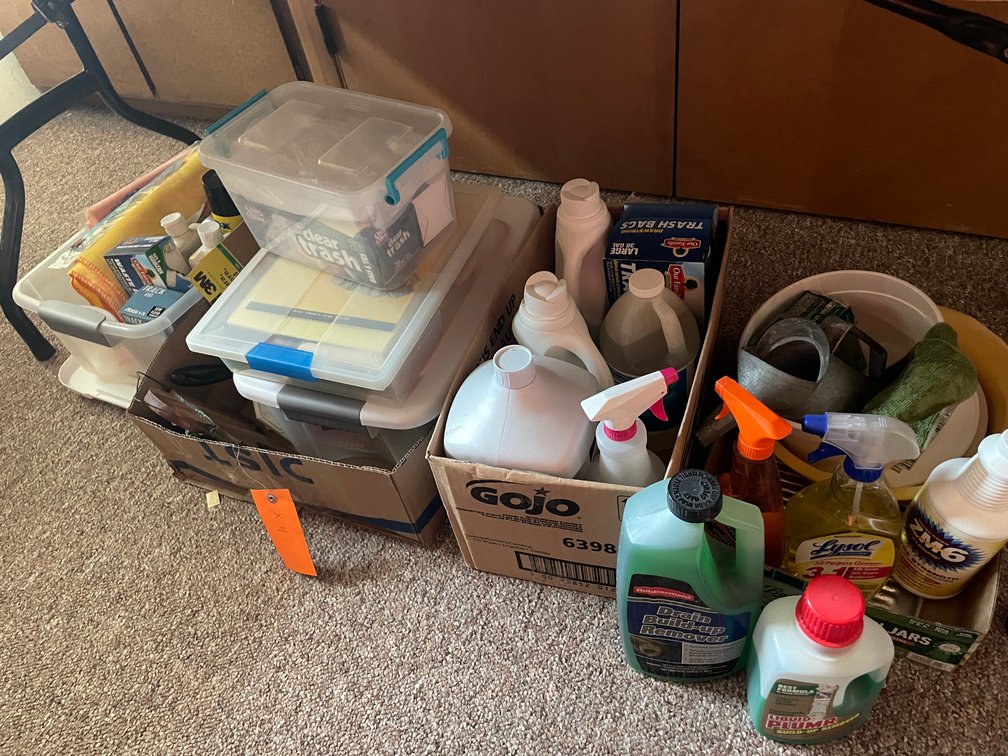 (4) Boxes of Various Household Items