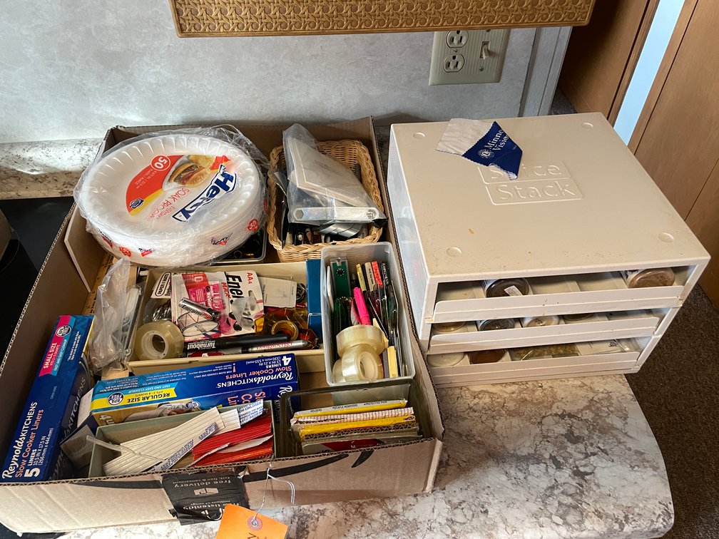 Desk Items and Spices