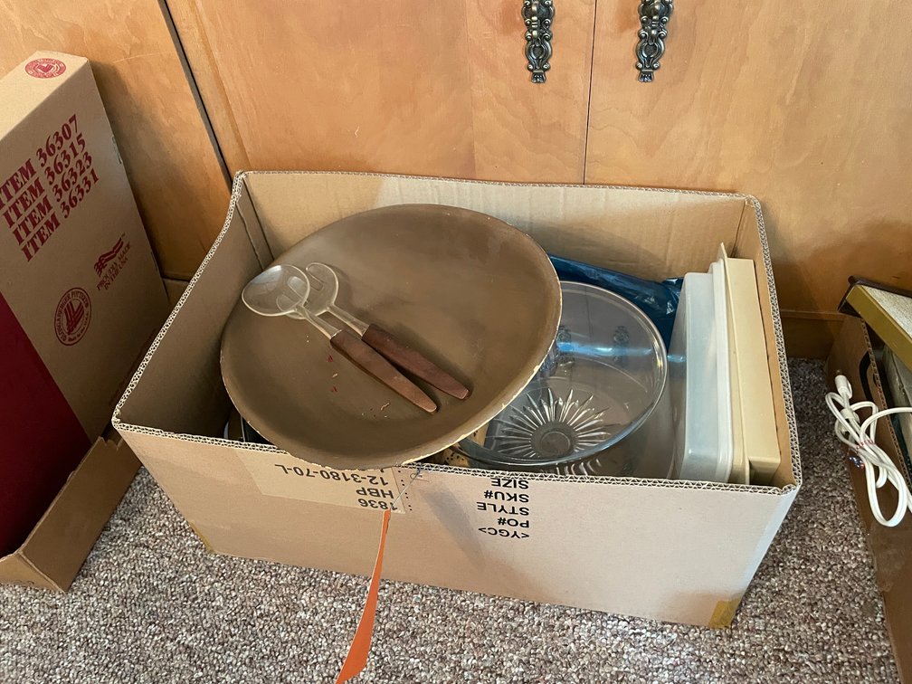 Plastic Cake Holder, Smaller Serving Trays, and More