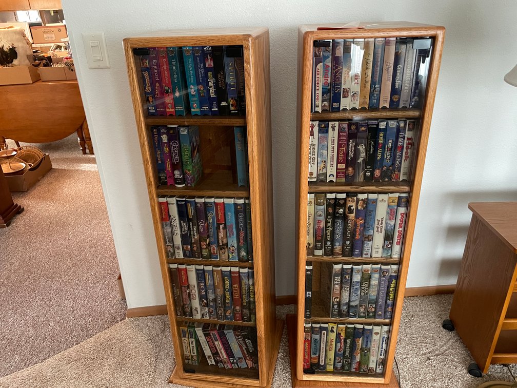 (2) Swivel Storage Stands