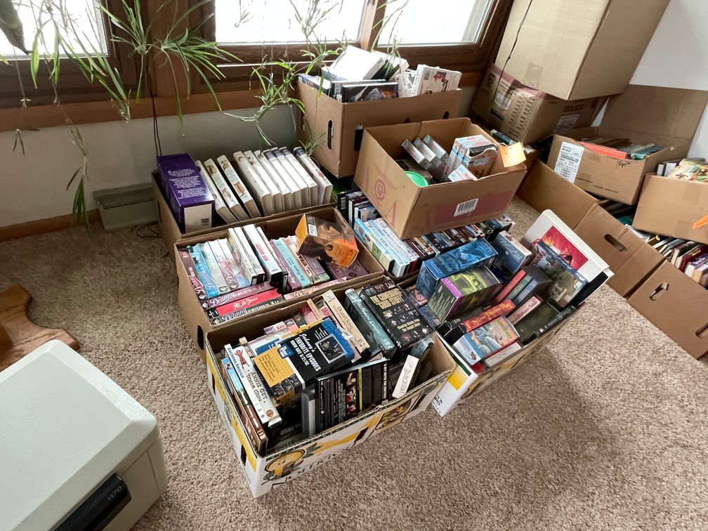 Large Lot of DVD's and VHS Movies
