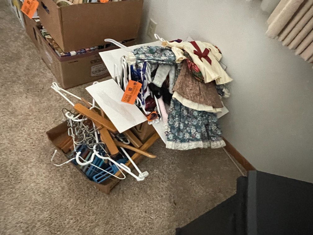 Wood Crimp Hangers and Small Clothes