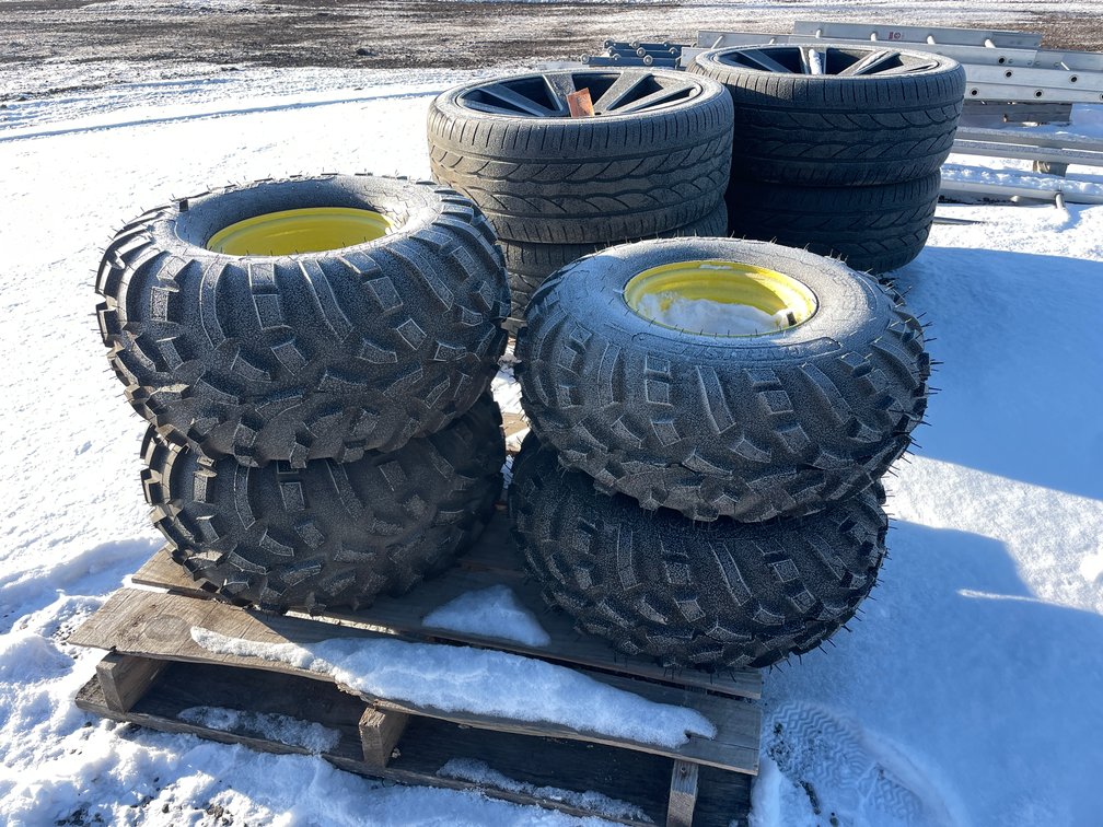 (4) John Deere Gator Rims and Tires