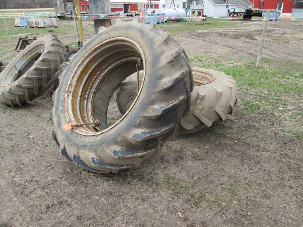 (2) Goodyear Dually Rims and Tires