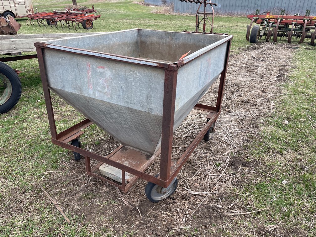 Hopper Cart on Wheels