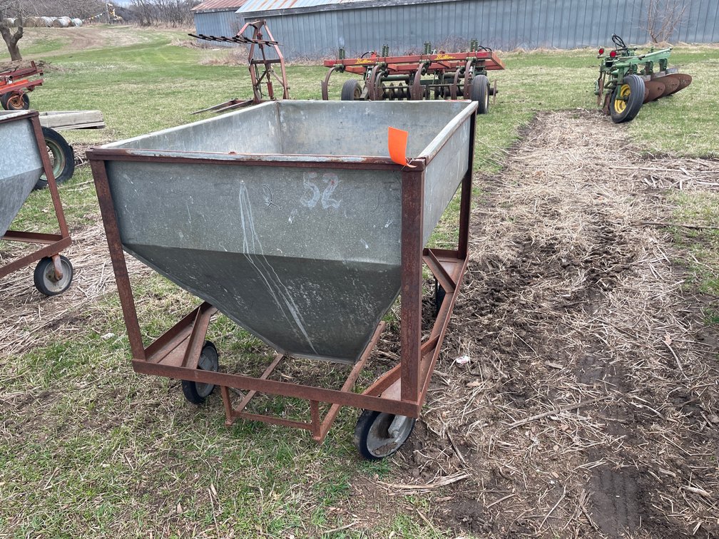 Hopper Cart on Wheels
