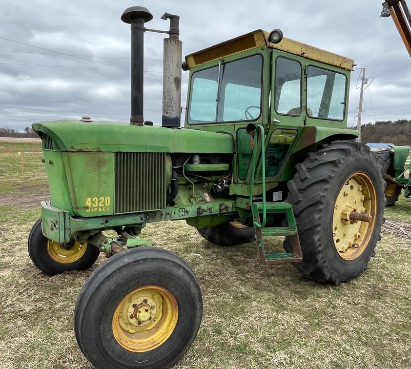 1971 John Deere 4320 Diesel Tractor with Cab