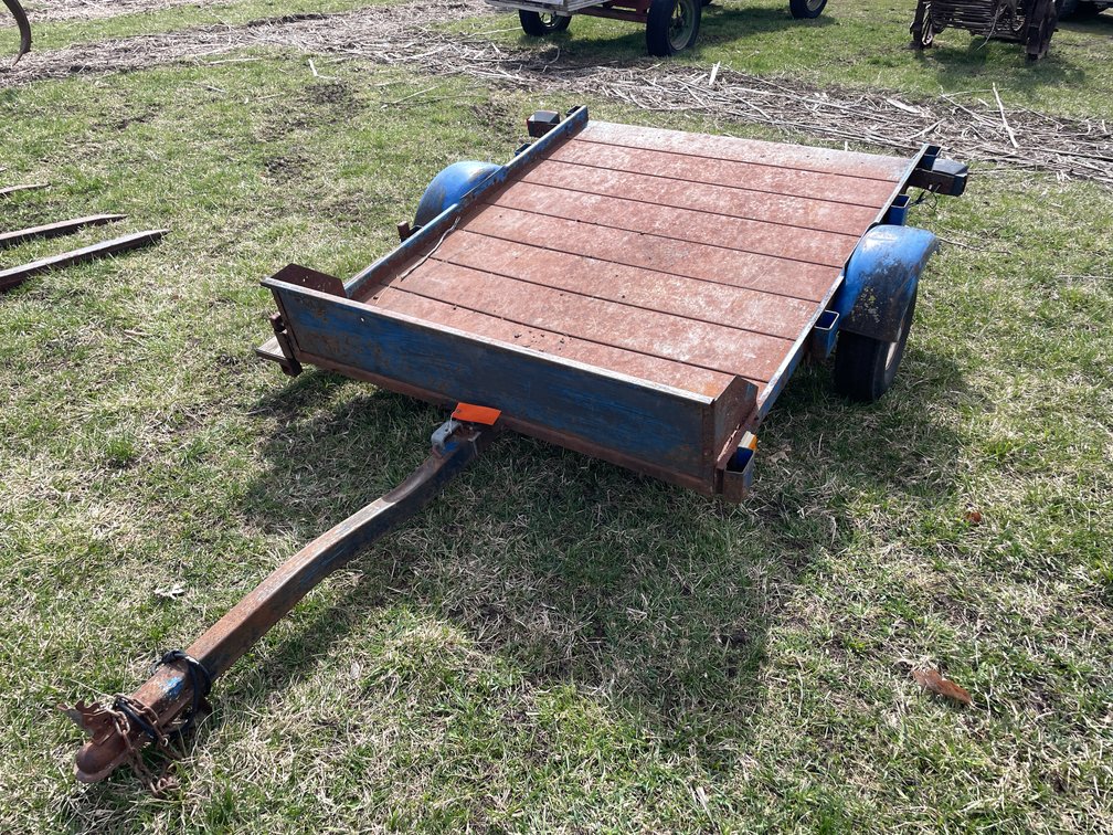 Metal Flatbed Trailer