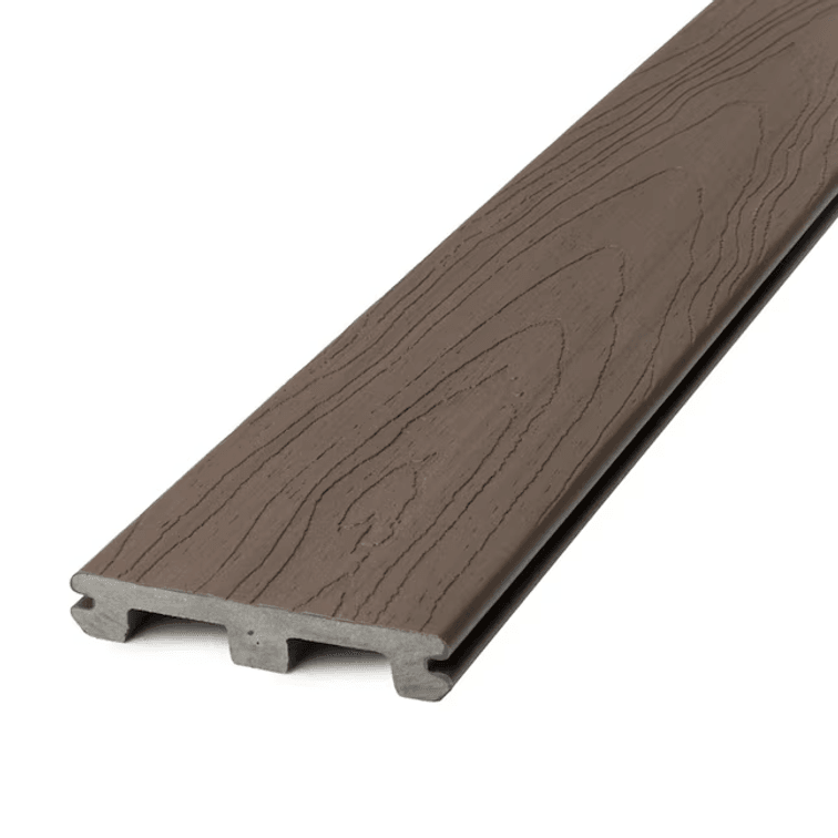 (One Bundle) 5/4"x 6"-12' Deckorators Tropics Hana Brown Slotted Composite Deck Boards