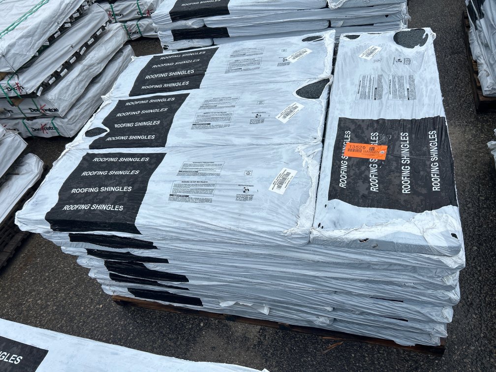 48 Bundles - BP Mystique 42, Color Slate Grey Fiberglass Roofing Shingles