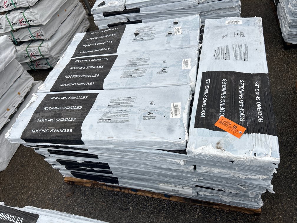 48 Bundles - BP Mystique 42, Color Slate Grey Fiberglass Roofing Shingles