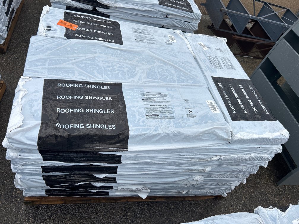 48 Bundles - BP Mystique 42, Color Slate Grey Fiberglass Roofing Shingles
