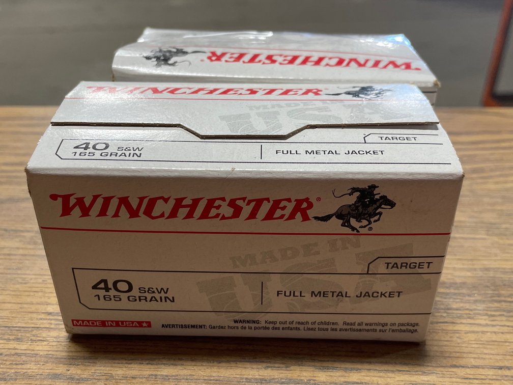 Approx. (200) Rds. Winchester .40 S&W (Neenah, WI)