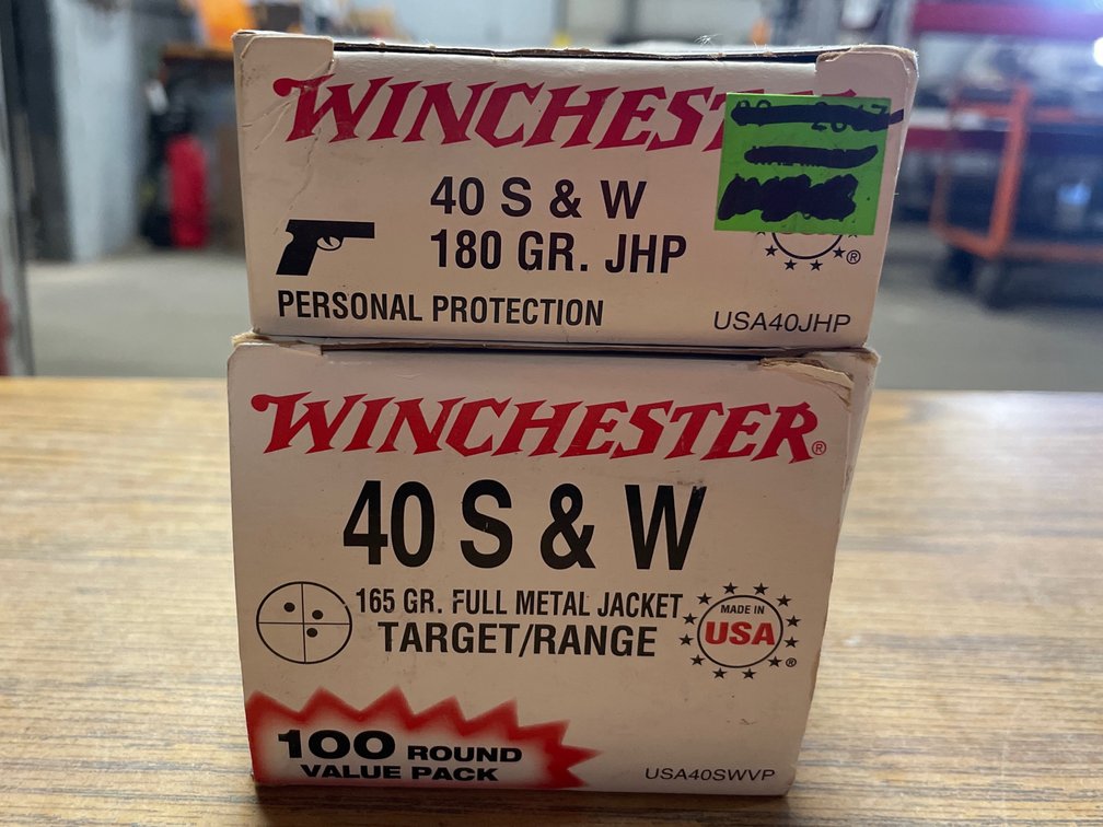 Approx. (150) Rds. Winchester .40 S&W (Neenah, WI)