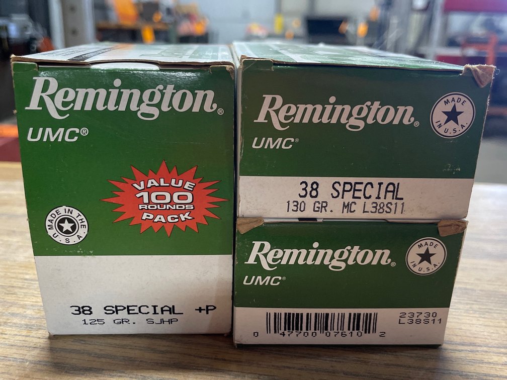 (200) Rds. Remington .38 SPL (Neenah, WI)