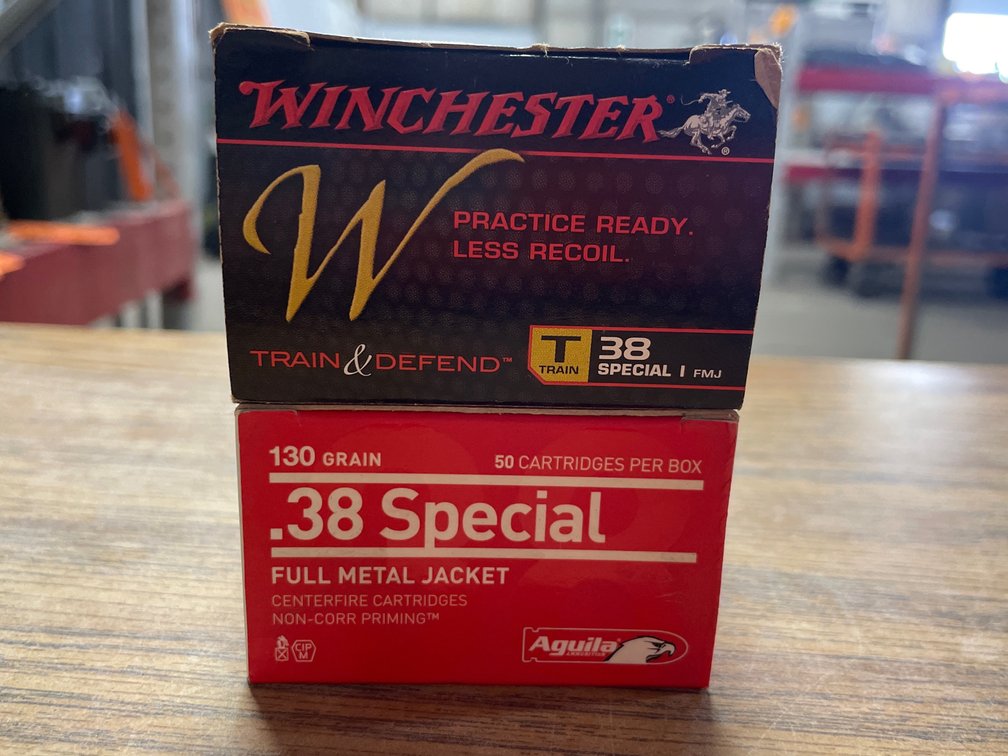 (50) Rds. Aguila .38 special, Winchester .38 special (Neenah, WI)