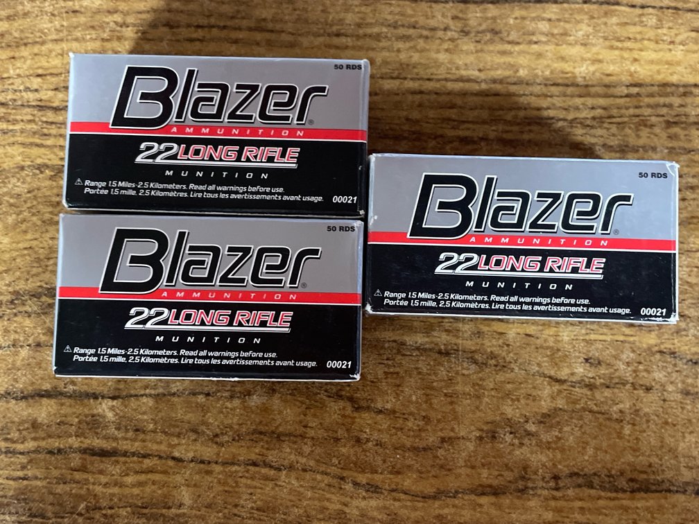 (150) Rds. Blazer .22 LR (Neenah, WI)