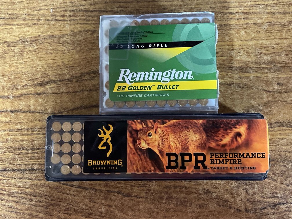 (100) Rds. Remington .22 LR, (99) Rds. Browning .22 LR (Neenah, WI)