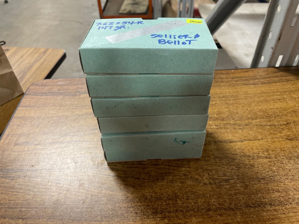 (6) Boxes Rifle Rds. 7.62 x 54 (Neenah, WI)