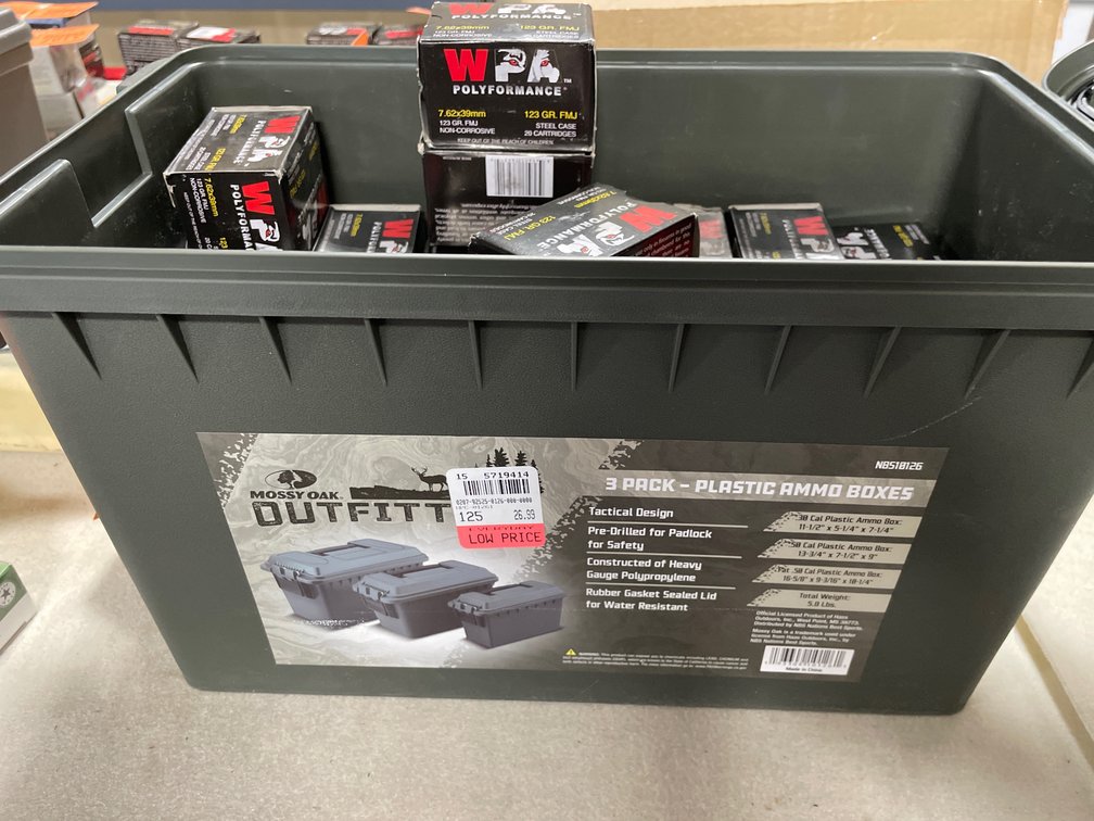 Approx. (46) Boxes of (20) Rnd. Wolf 7.62 x39mm (Neenah, WI)