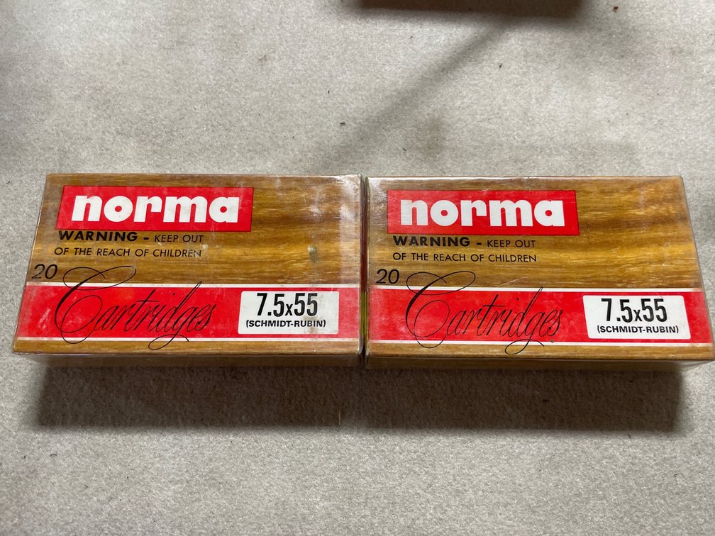 (40) Rds. Norma 7.5 x55 (Neenah, WI)