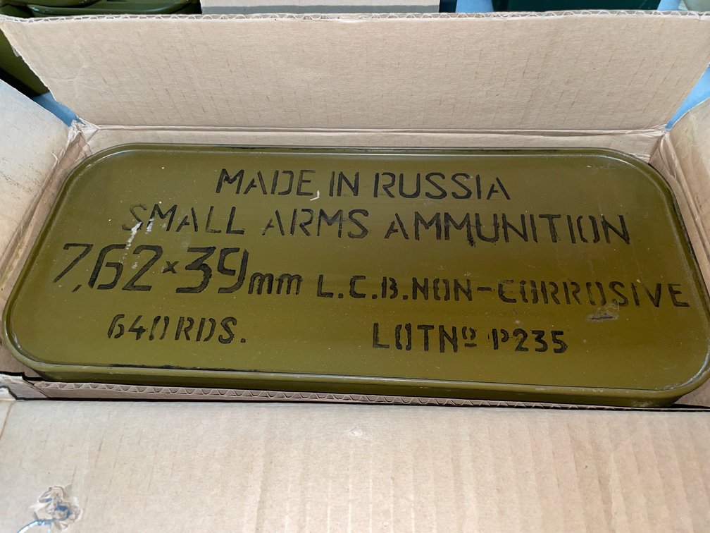 (640) Rds. Wolf 7.62 x39 HP (Neenah, WI)